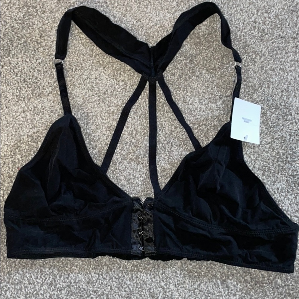 Black Racerback Bralette - Size M (Reserved!)